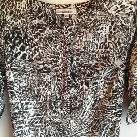 NWOT JENNIFER LOPEZ CHEETAH PRINT DRESS - Picture 2 of 6
